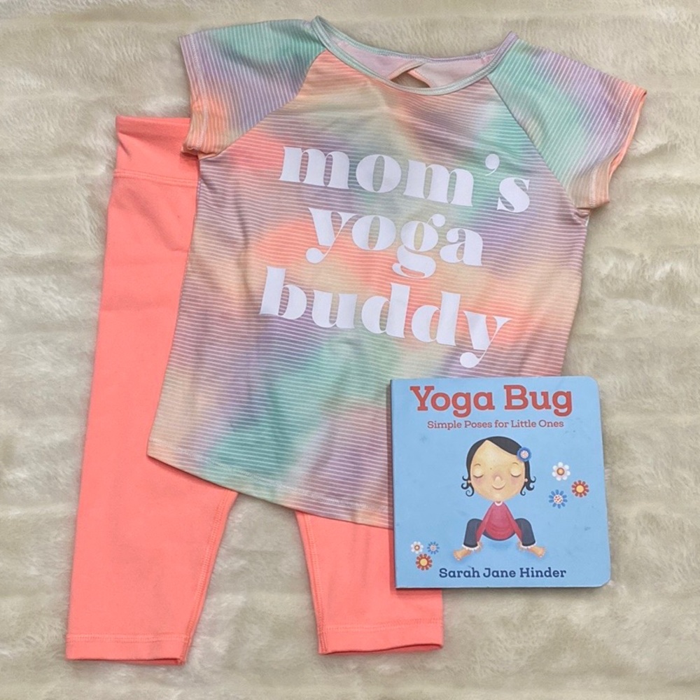 Mom’s Yoga Buddy Outfit and “Yoga Bug” Board Book bundle